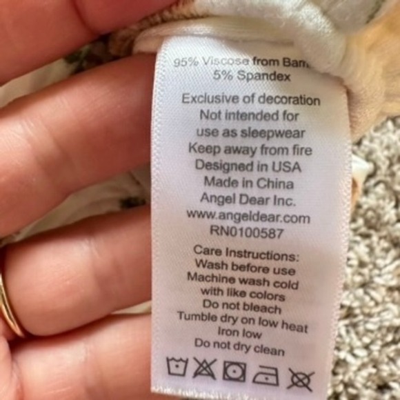 Angel Dear 12-18M Desert Landscape Print Viscose Bamboo Blend Baby Romper - Picture 5 of 8